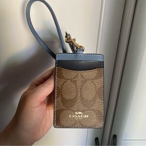 Authentic Coach Lanyard / Card Holder